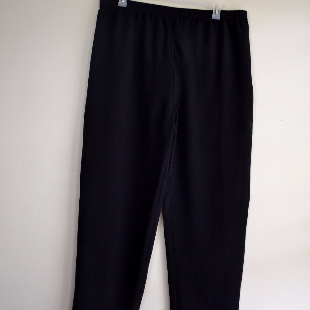Black Classic Pants by Midnight Velvet